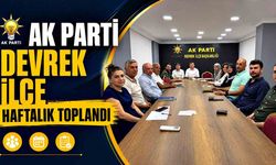 AK Parti Devrek İlçe Haftalık toplandı