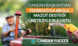 Mazot desteği üreticiyle buluştu