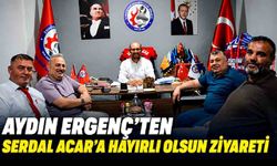 Aydın Ergenç'ten Serdal Acar'a Tebrik Ziyareti