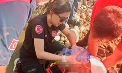 Serinlemek için çaya giren adam akıntıya kapıldı