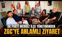 Ak Parti Merkez İlçe Yönetiminden ZGC'ye Anlamlı Ziyaret