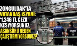 Zonguldak'ta Vatandaş İsyanı: 1.246 TL Ceza Kesiyorsunuz, Asansörü Neden Çalıştırmıyorsunuz?