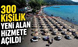 Mavi Bayraklı Barış Plajı büyüdü! 300 Kişilik yeni alan hizmete açıldı