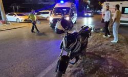 Bisiklet ile motosiklet çarpıştı: 2 kişi yaralandı