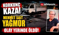 Motosiklet ile kamyonet çarpıştı: 1 ölü, 1 yaralı