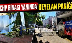 CHP binası yanında heyelan paniği
