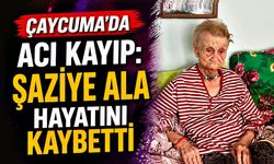 Çaycuma'da acı kayıp: Şaziye Ala hayatını kaybetti
