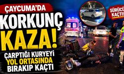 Çaycuma'da Öfkelendiren Kaza! Yaralı Kuryeyi Arkasında Bırakıp Kaçtı