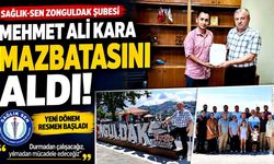 Sağlık-Sen'de Güven Tazelendi! Mehmet Ali Kara Mazbatasını Aldı