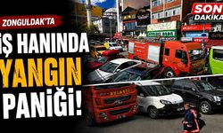İş hanında yangın korkuttu