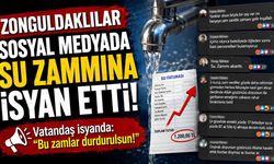 Zonguldaklılar Sosyal Medyada Su Zammına İsyan Etti
