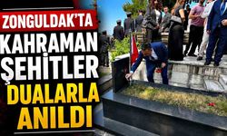 Zonguldak'ta Kahraman Şehitler Dualarla Anıldı