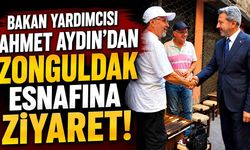 Bakan Yardımcısı Ahmet Aydın’dan Zonguldak esnafına ziyaret