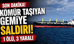 Kömür taşıyan gemiye Karadeniz'de dron saldırısı: 1 ölü, 3 yaralı