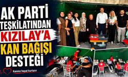 AK Parti teşkilatından Kızılay’a kan bağışı desteği