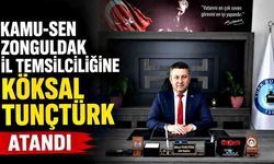 Kamu-Sen Zonguldak il temsilciliğine Köksal Tunçtürk atandı