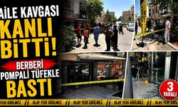 Ablası ile tartışan eniştesinin berber dükkanını tüfekle bastı