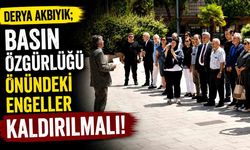 Derya Akbıyık; “Basın Özgürlüğü Önündeki Engeller Kaldırılmalı”