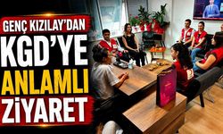 Genç Kızılay’dan KGD’ye anlamlı ziyaret