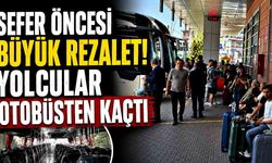 Sefer Öncesi Büyük Rezalet! Otobüs Su İçinde Kaldı