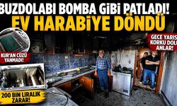 Buzdolabı Bomba Gibi Patladı! Ev Harabeye Döndü