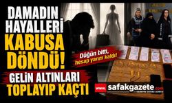 Sahte Gelin Altınları Toplayıp Kaçtı! Polis Yolda Yakaladı