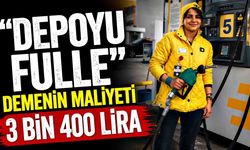 “Depoyu fulle” demenin maliyeti 3 bin 400 lira