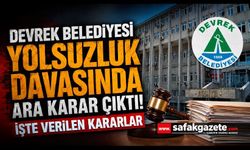 Devrek Belediyesi Yolsuzluk Davasında Ara Karar Çıktı! İşte Verilen Kararlar