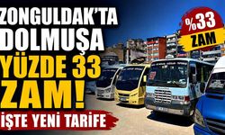 Zonguldak'ta Dolmuşa Yüzde 33 Zam! İşte Yeni Tarife