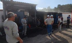 Erpiliç kümeslerinde yükselen dumanlar itfaiyeyi alarma geçirdi