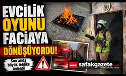 Yaramaz çocukların evcilik oyunu yürekleri ağza getirdi: Az kalsın ev yanıyordu