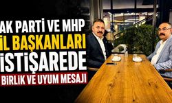 AK Parti ve MHP İl Başkanları istişarede bulundu