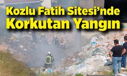 Kozlu Fatih Sitesi’nde Korkutan Yangın