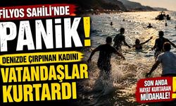 Filyos Plajı'nda Korku Dolu Anlar! Kramp Giren Kadın Son Anda Kurtarıldı