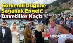 Görkemli Düğüne Sağanak Engeli! Davetliler Kaçtı