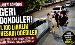 Hesabı ödemediklerini yapılan haber sonrası fark ettiler