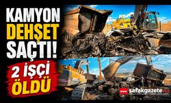 Hafriyat kamyonu iki kamyona çarptı, 2 işçi hayatını kaybetti