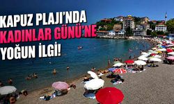 Kapuz Plajı’nda kadınlar Gününe Yoğun İlgi!