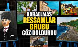 Karaelmas Ressamlar Grubu göz doldurdu