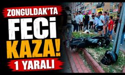 Zonguldak'ta feci kaza! 1 yaralı