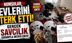 Komşuları taşınmak zorunda bırakan koku