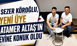 Köroğlu, partiye yeni katılan Atamer Altaş’ın hanesine misafir oldu