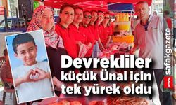 Devrekliler küçük Ünal için tek yürek oldular