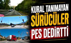 Kural tanımayan sürücüler pes dedirtti