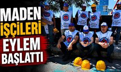 Maden işçileri eylem başlattı