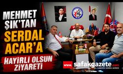 Yeniceliler Derneği Başkanı Mehmet Şık’tan hayırlı olsun ziyareti