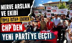 Merve Arslan ve ekibi  toplu istifa ederek CHP'den Yeni Parti'ye geçti