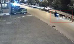 Motosikletle büyükbaş hayvana çarptı