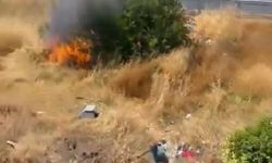 Avcılar’da yaşlı bir adam otluk alanı yakıp kaçtı