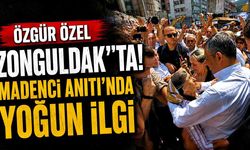 Özgür Özel Zonguldak'ta! Madenci Anıtı'nda Yoğun İlgi
